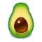 Avocado emoji on Emojidex